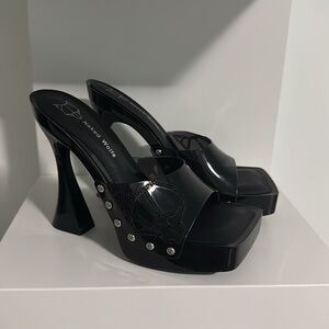 Naked Wolfe Black Sunday Mules 6